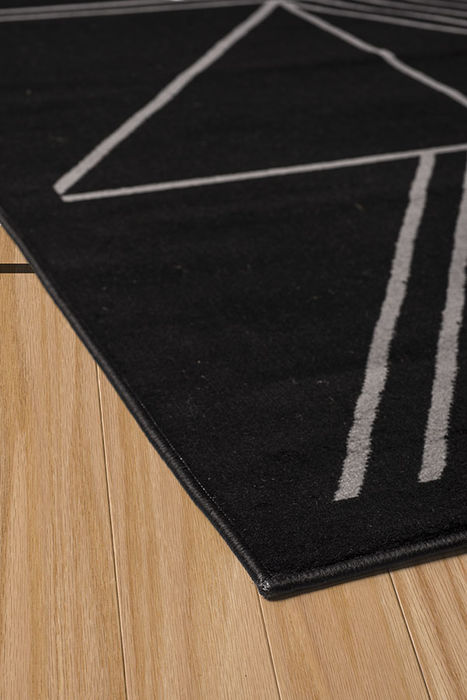 United Weavers Cafe Black 710 X 106 Area Rug 809014310811 806-108966 Image 1