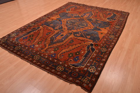 Kazak Brown Hand Knotted 69 X 94  Area Rug 134-108979 Image 17