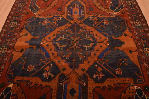 Kazak Brown Hand Knotted 69 X 94  Area Rug 134-108979 Image 3
