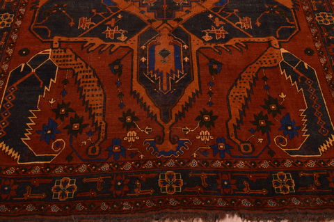 Kazak Brown Hand Knotted 69 X 94  Area Rug 134-108979 Image 4