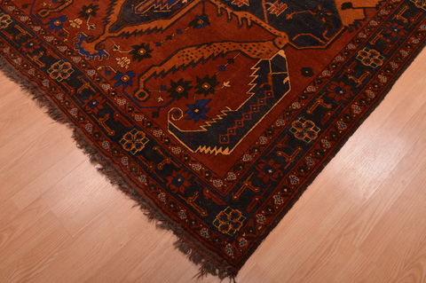 Kazak Brown Hand Knotted 69 X 94  Area Rug 134-108979 Image 5