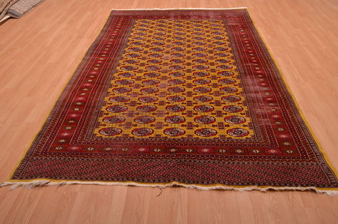 Bokhara Red Hand Knotted 61 X 91 Area Rug 134-108982 Image 1