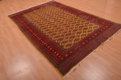 Bokhara Red Hand Knotted 61 X 91 Area Rug 134-108982 Image 3