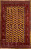 Bokhara Red Hand Knotted 61 X 91 Area Rug 134-108982 Thumb 0