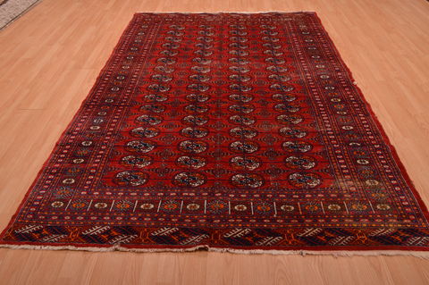 Bokhara Red Hand Knotted 62 X 811 Area Rug 134-108983 Image 1