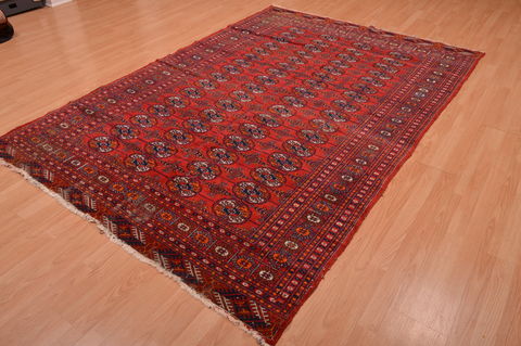 Bokhara Red Hand Knotted 62 X 811 Area Rug 134-108983 Image 6