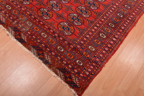 Bokhara Red Hand Knotted 62 X 811 Area Rug 134-108983 Image 7