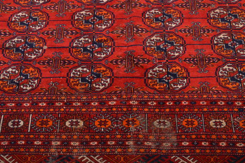 Bokhara Red Hand Knotted 62 X 811 Area Rug 134-108983 Image 8