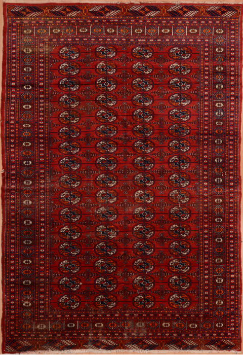 Bokhara Red Hand Knotted 62 X 811 Area Rug 134-108983 Image 0