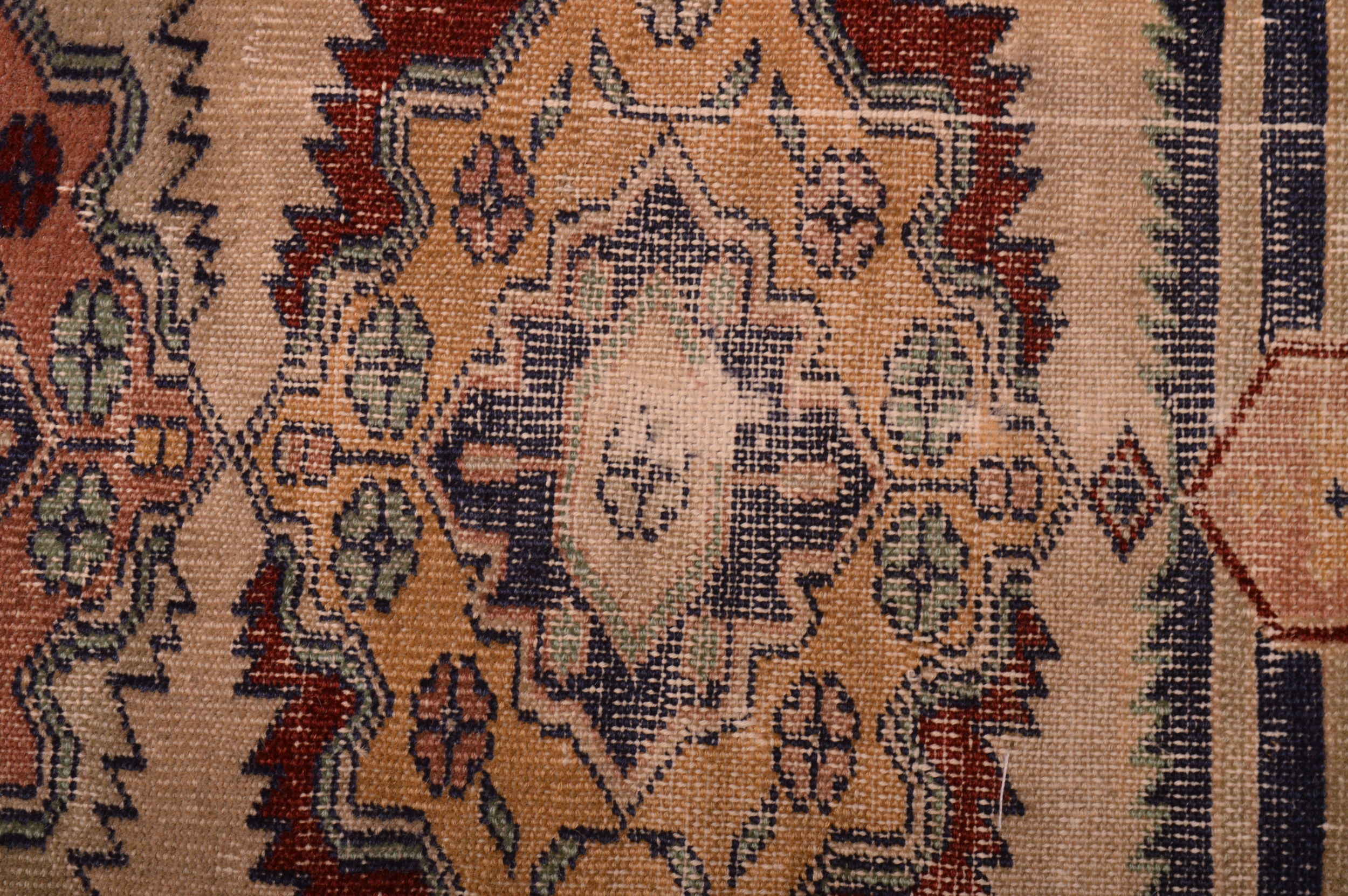 絨毯　mashad carpet Persian Mashad Brown Rectangle 2x3 ft Wool Carpet 108984