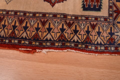 Mashad Brown Hand Knotted 21 X 28 Area Rug 134-108984 Image 6
