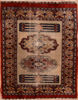 Mashad Brown Hand Knotted 21 X 28  Area Rug 134-108984 Thumb 0