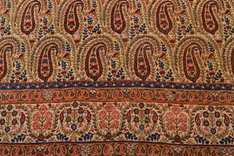 Yazd Green Hand Knotted 82 X 114 Area Rug 134-108985 Image 8