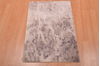 Modern Beige Hand Knotted 19 X 211 Area Rug 100-108986 Thumb 4
