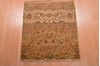 Modern Beige Square Hand Knotted 20 X 23 Area Rug 100-108987 Thumb 1