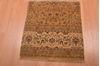 Modern Beige Square Hand Knotted 20 X 23 Area Rug 100-108987 Thumb 4