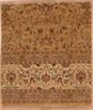 Modern Beige Square Hand Knotted 20 X 23  Area Rug 100-108987 Thumb 0