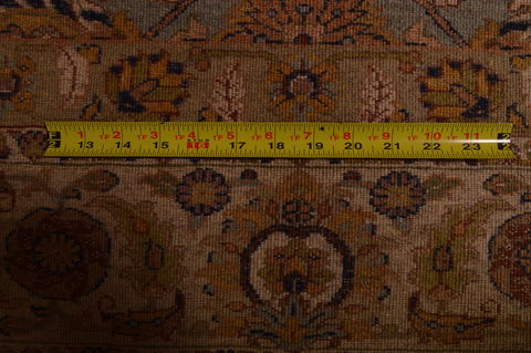 Modern Beige Square Hand Knotted 20 X 25 Area Rug 100-108988 Image 5