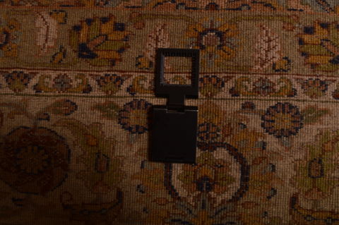 Modern Beige Square Hand Knotted 20 X 25 Area Rug 100-108988 Image 6