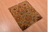 Modern Beige Square Hand Knotted 20 X 25  Area Rug 100-108988 Thumb 1