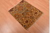 Modern Beige Square Hand Knotted 20 X 25  Area Rug 100-108988 Thumb 3