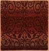 Modern Red Hand Knotted 16 X 17  Area Rug 100-108989 Thumb 0
