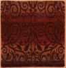 Modern Red Hand Knotted 16 X 17 Area Rug 100-108989 Thumb 0