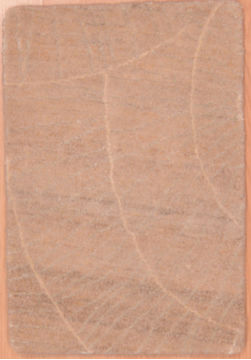 Indian Modern Beige Rectangle 1x2 ft Wool Carpet 108990