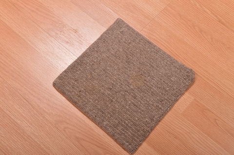 Modern Beige Square Hand Knotted 10 X 10 Area Rug 100-108991 Image 2