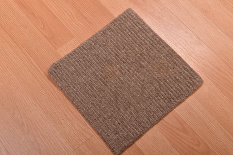Modern Beige Square Hand Knotted 10 X 10 Area Rug 100-108991 Image 4