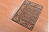 Modern Green Square Hand Knotted 16 X 20  Area Rug 100-108992 Thumb 3