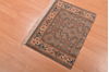 Indo-Persian Green Square Hand Knotted 16 X 20  Area Rug 100-108992 Thumb 3