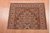 Indo-Persian Beige Square Hand Knotted 16 X 21 Area Rug 100-108993 Thumb 1