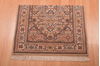 Indo-Persian Beige Square Hand Knotted 16 X 21 Area Rug 100-108993 Thumb 4