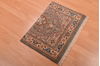 Modern Green Square Hand Knotted 16 X 21  Area Rug 100-108994 Thumb 3