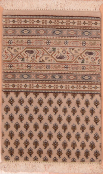 Modern Beige Hand Knotted 14 X 20 Area Rug 100-108995 Image 0