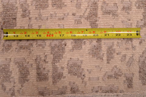 Modern Beige Hand Knotted 28 X 40 Area Rug 100-108996 Image 8