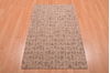 Modern Beige Hand Knotted 28 X 40  Area Rug 100-108996 Thumb 1