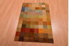 Modern Multicolor Hand Knotted 28 X 310  Area Rug 100-108998 Thumb 1