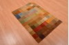 Modern Multicolor Hand Knotted 28 X 310  Area Rug 100-108998 Thumb 3