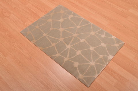 Modern Blue Hand Knotted 20 X 30 Area Rug 100-109000 Image 3