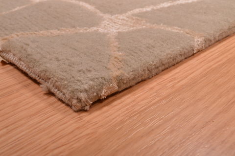 Modern Blue Hand Knotted 20 X 30 Area Rug 100-109000 Image 6
