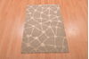 Modern Blue Hand Knotted 20 X 30  Area Rug 100-109000 Thumb 4