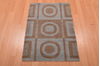 Modern Blue Hand Knotted 20 X 30  Area Rug 100-109002 Thumb 4