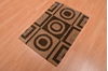 Modern Brown Hand Knotted 20 X 30  Area Rug 100-109004 Thumb 2
