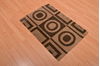 Modern Brown Hand Knotted 20 X 30  Area Rug 100-109004 Thumb 3