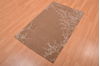 Modern Beige Hand Knotted 27 X 42  Area Rug 100-109005 Thumb 5