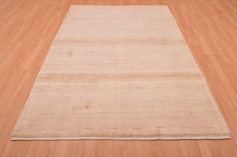Gabbeh Beige Hand Knotted 52 X 87 Area Rug 100-109006 Image 1