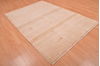 Gabbeh Beige Hand Knotted 52 X 87 Area Rug 100-109006 Thumb 2