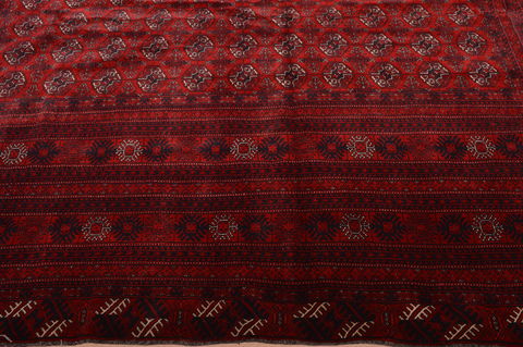 Khan Mohammadi Red Hand Knotted 98 X 128 Area Rug 100-109007 Image 11